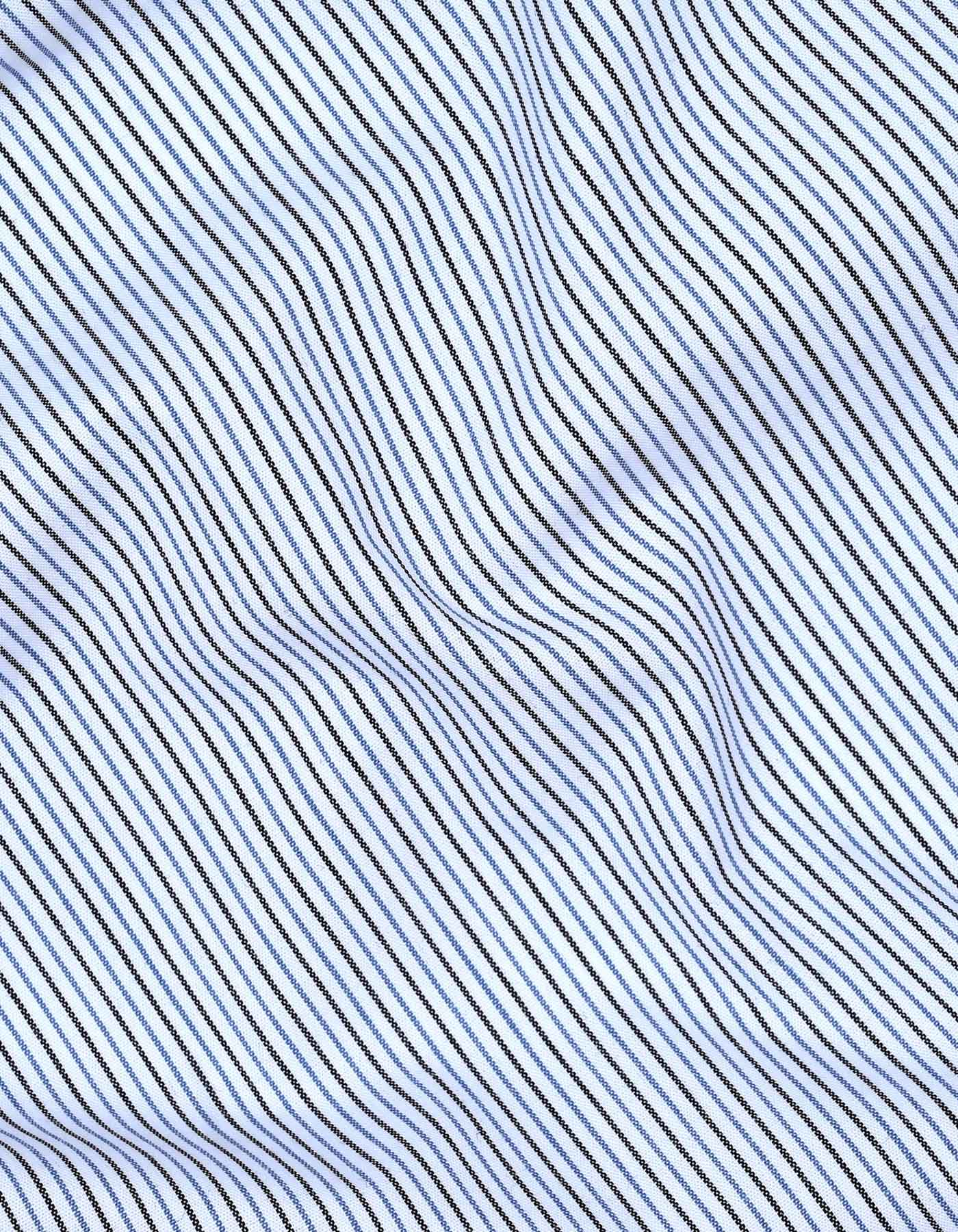 Black Stripe Classic Fit Shirt - Image 4