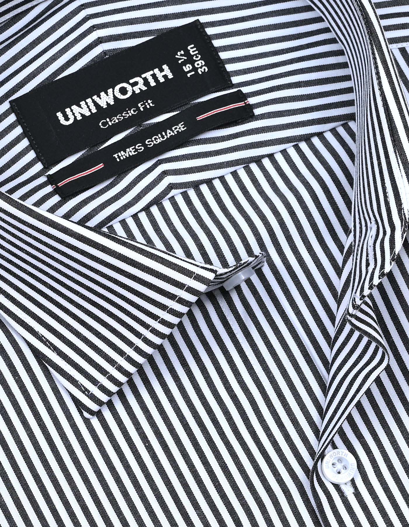 Black Stripe Classic Fit Shirt - Image 2