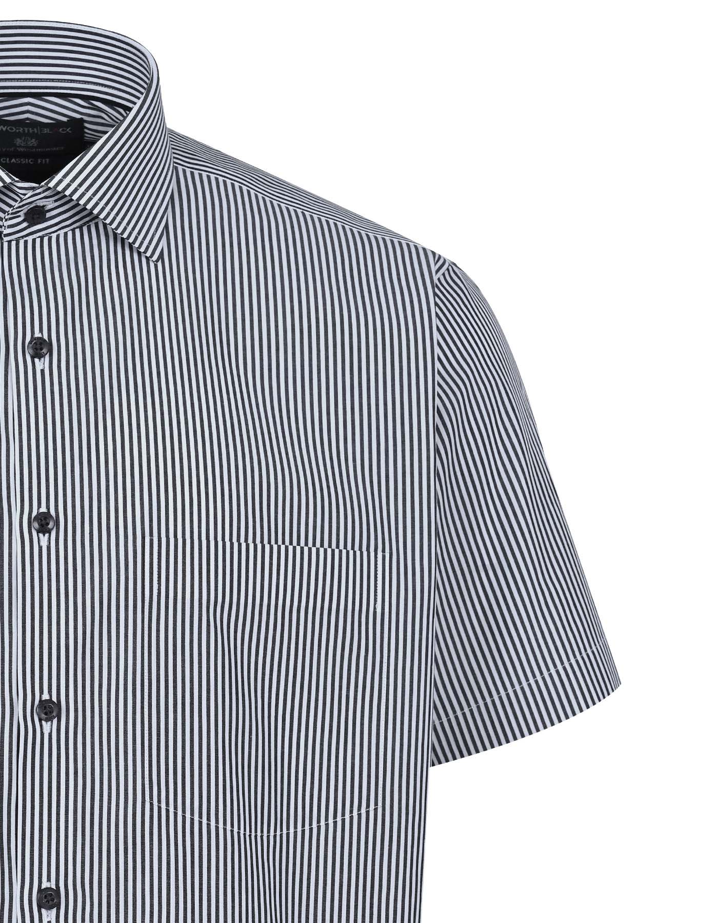 Black Stripe Classic Fit Shirt - Image 3