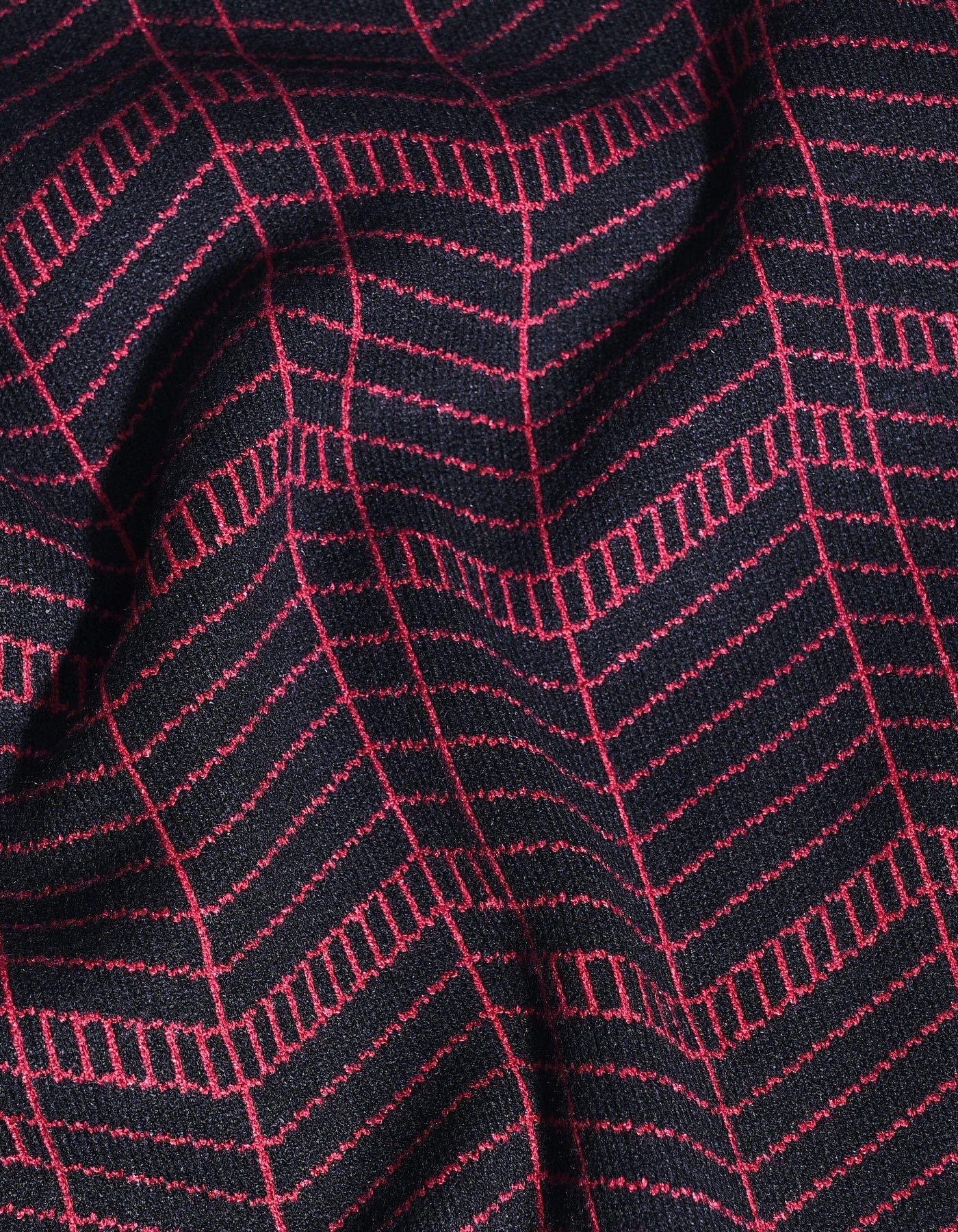 Black Stripe Mock Neck Sweater - Image 6
