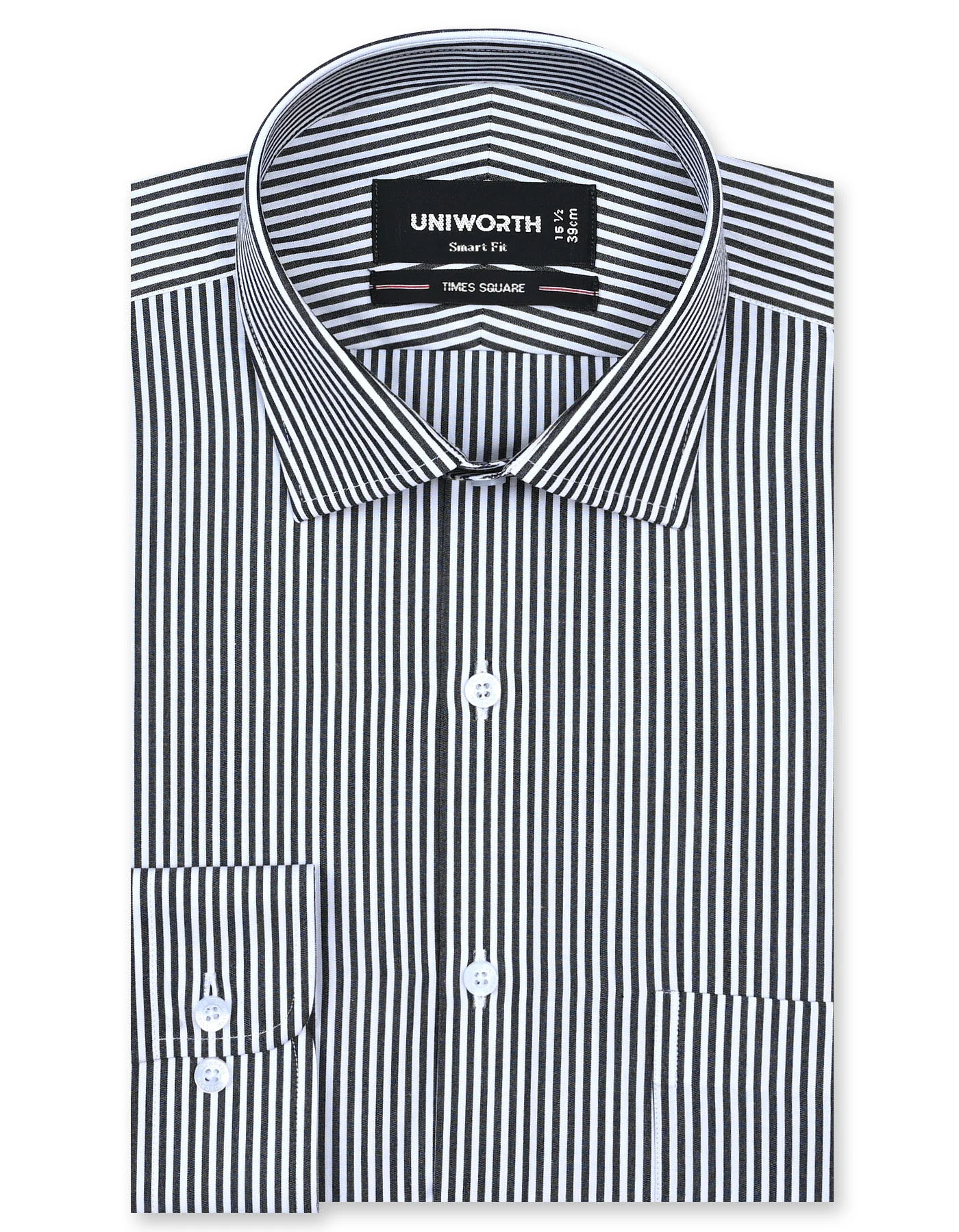 Black Stripe Tailored Smart Fit Shirt