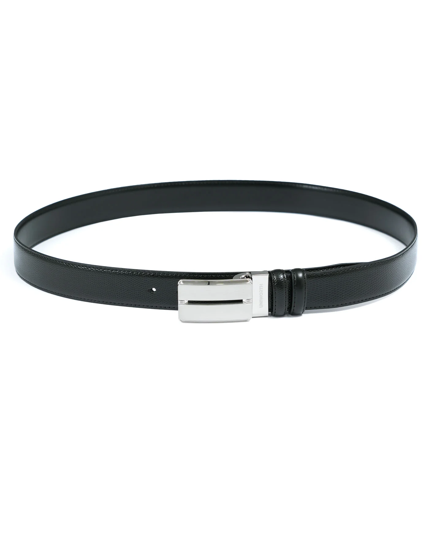 Black Texture Formal Belt - Image 2