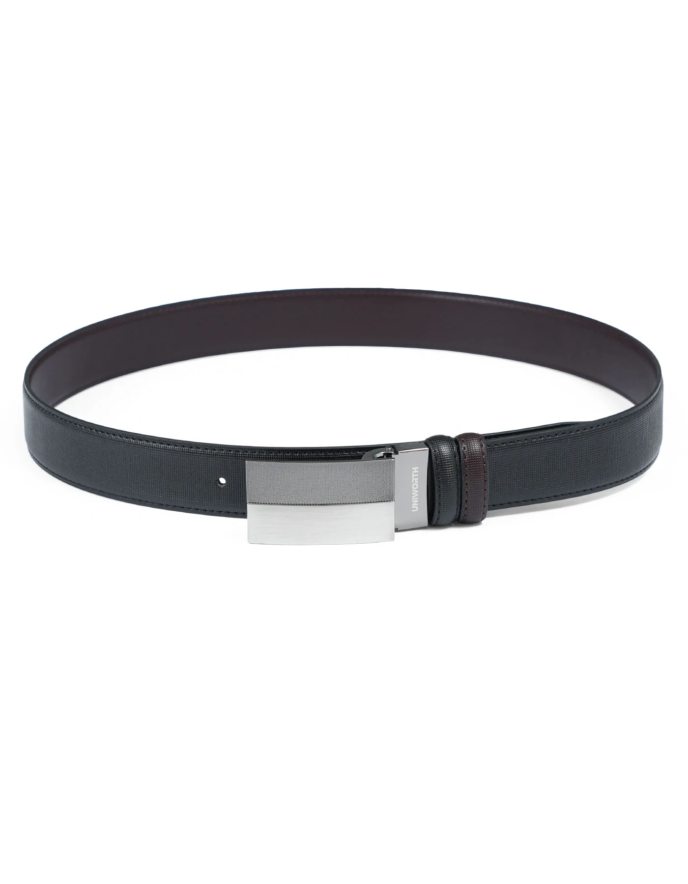Black Texture Formal Belt - Image 2