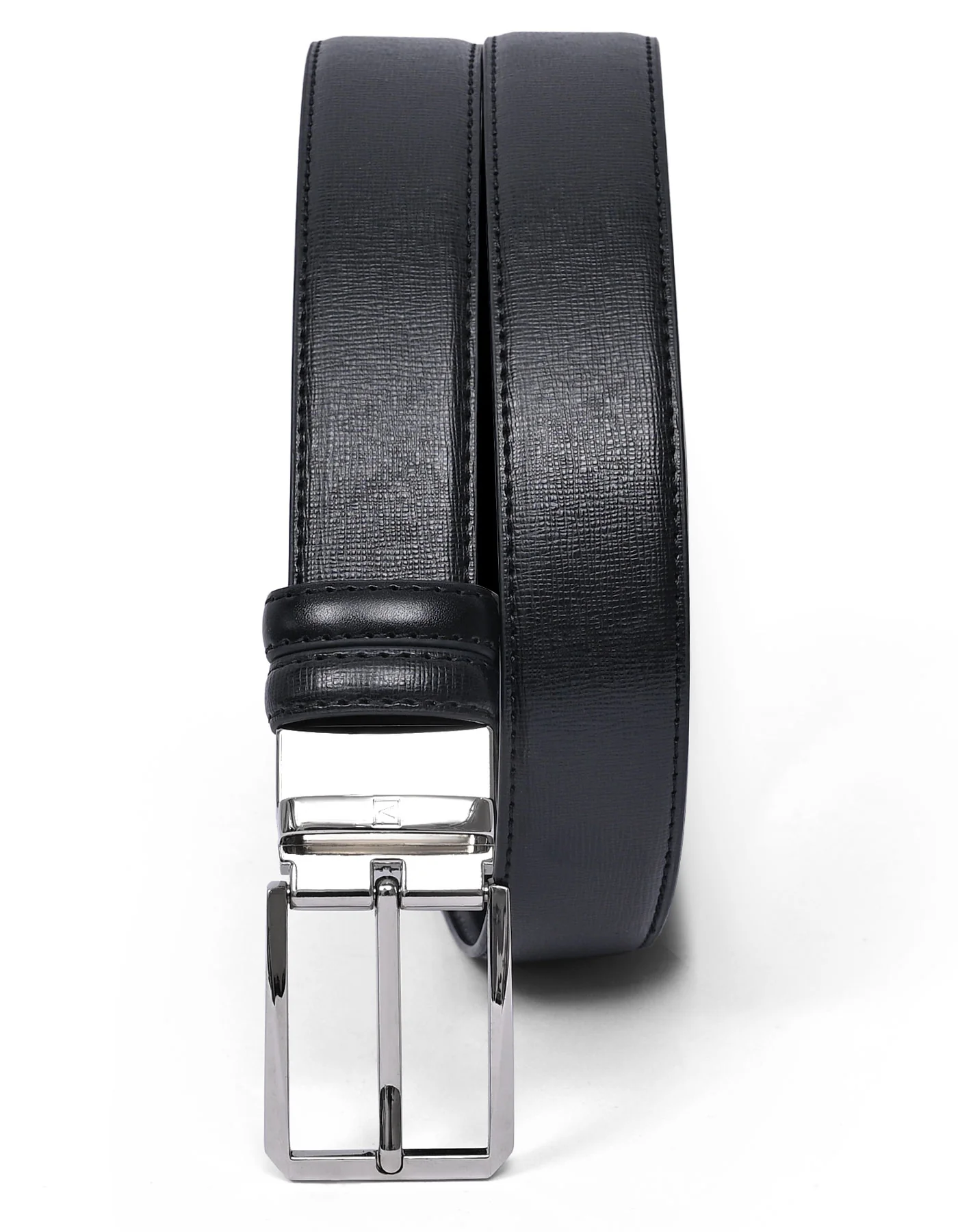 Black Texture Formal Belt