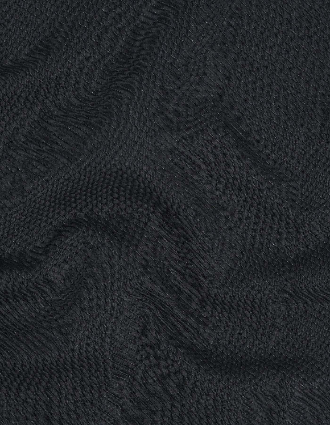 Black Texture Full Zipper - Image 7