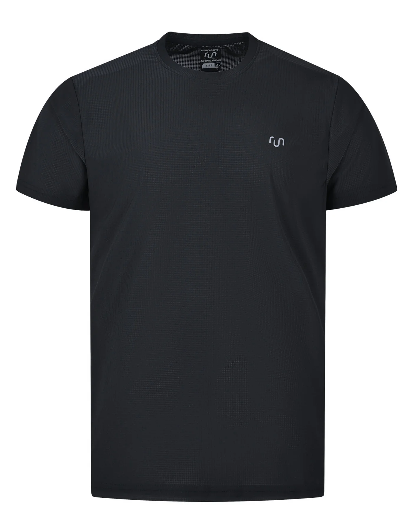 Black Texture Gym Tee
