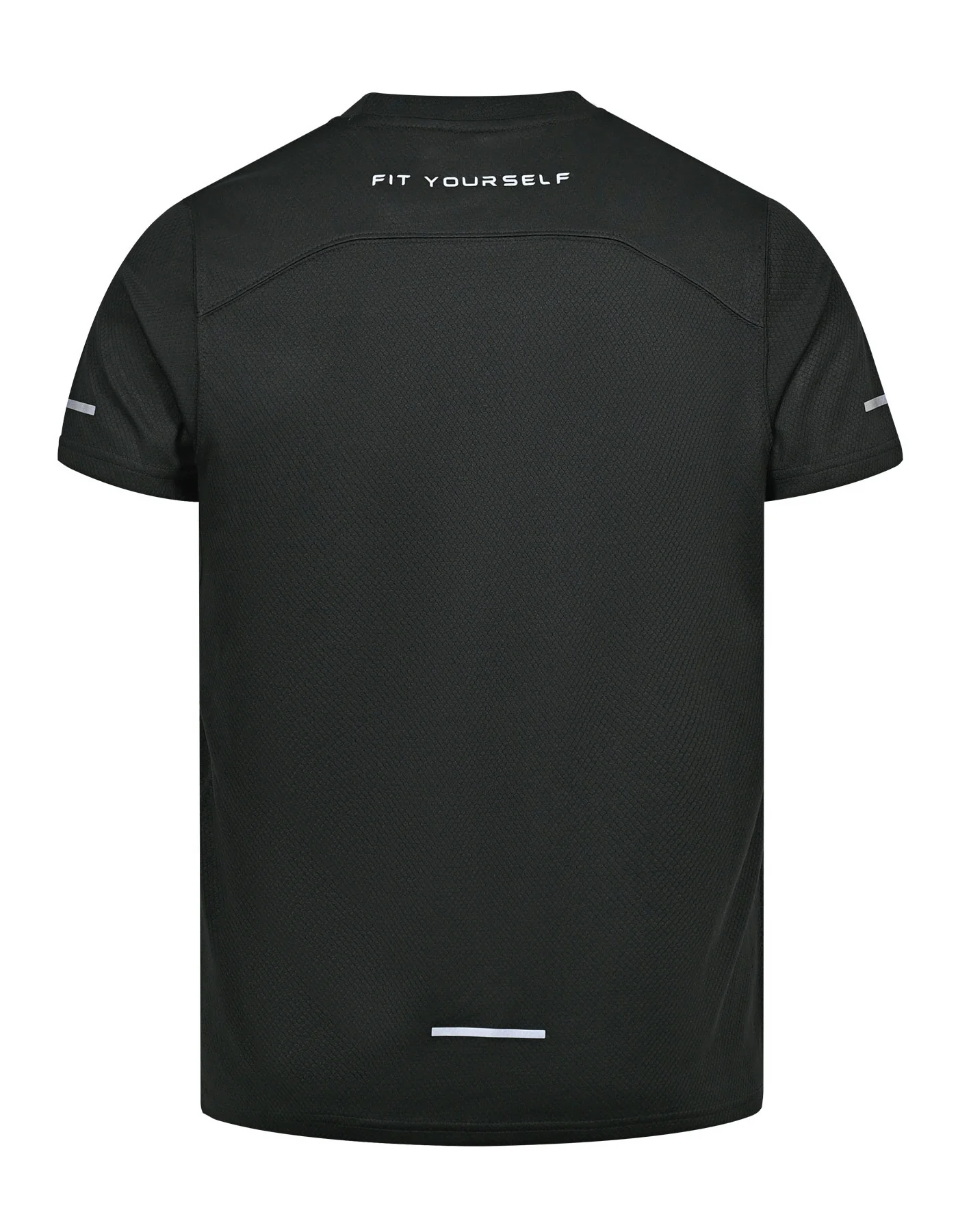 Black Texture Gym Tee - Image 5