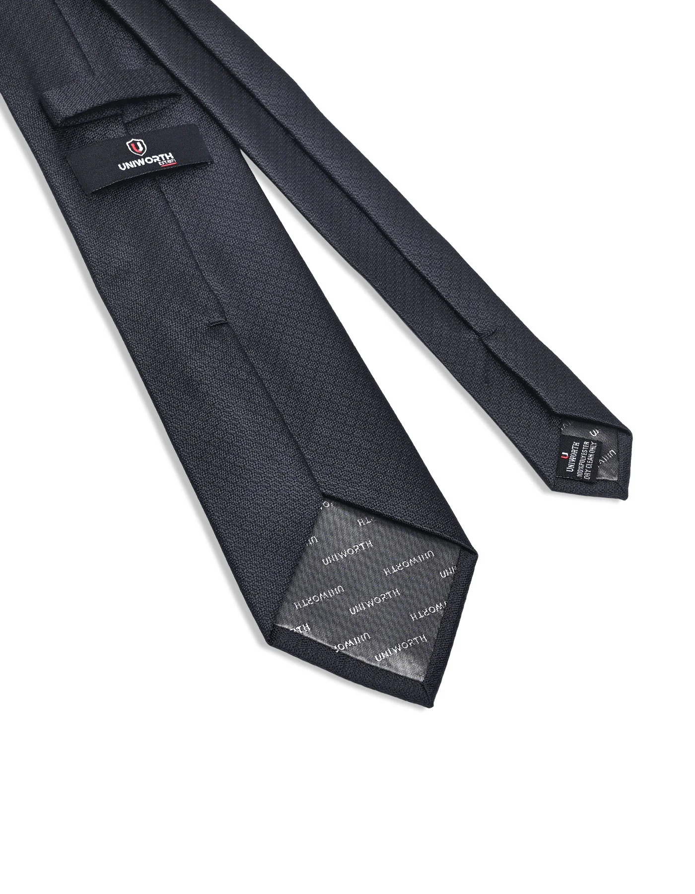 Black Texture Tie - Image 3