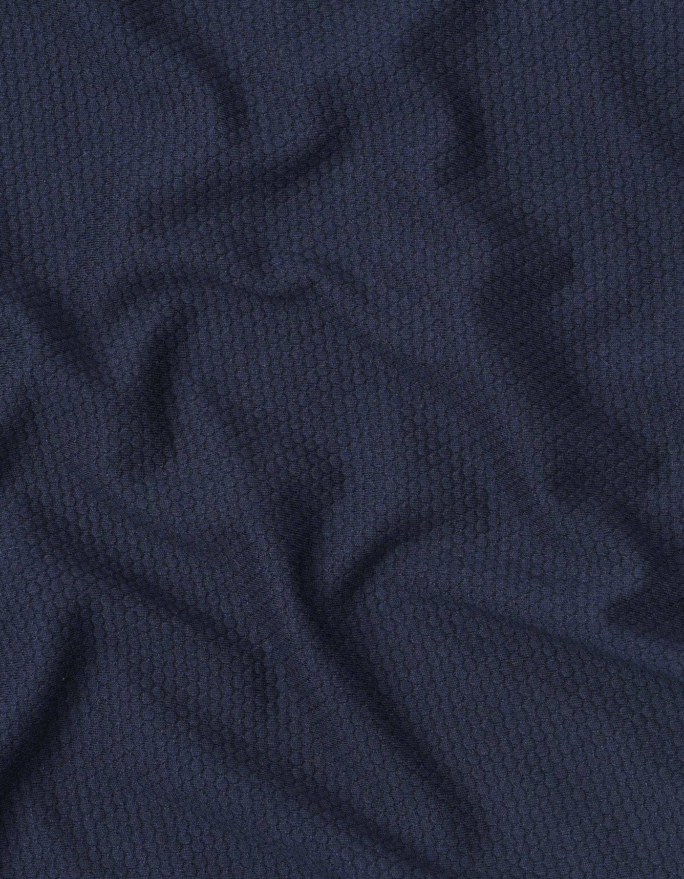 Black Textured Crew Neck T-Shirt - Image 5