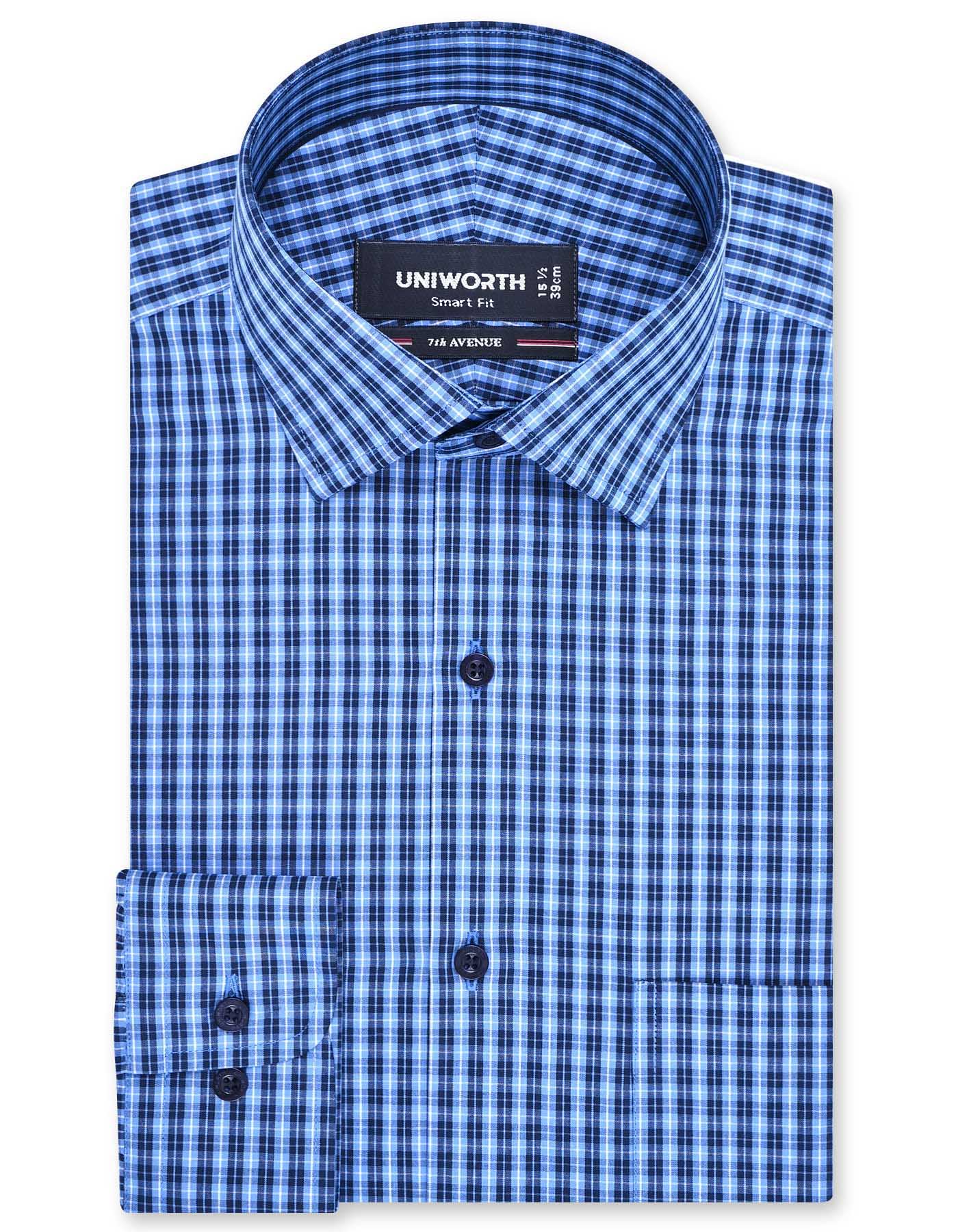 Blue Check Classic Fit Shirt