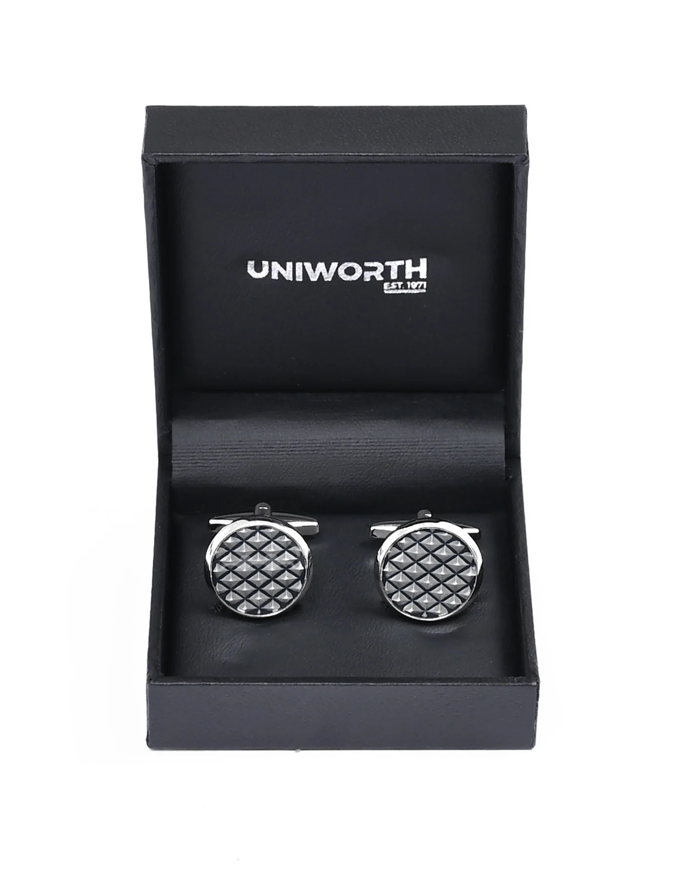 Blue Circle Cufflink - Image 2