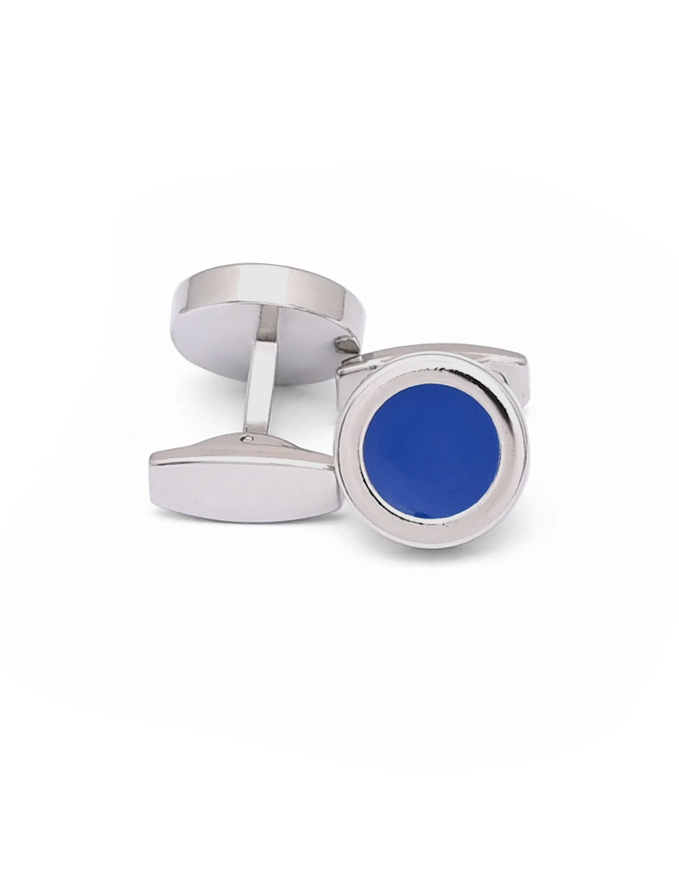 Blue Circle Cufflink