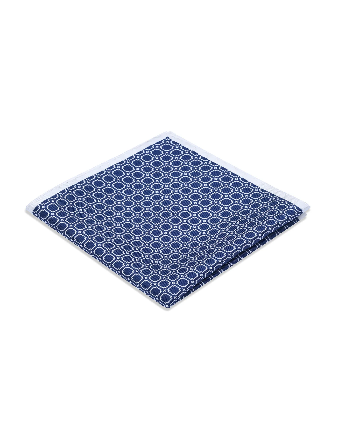 Blue Dotted Pocket Square - Image 2