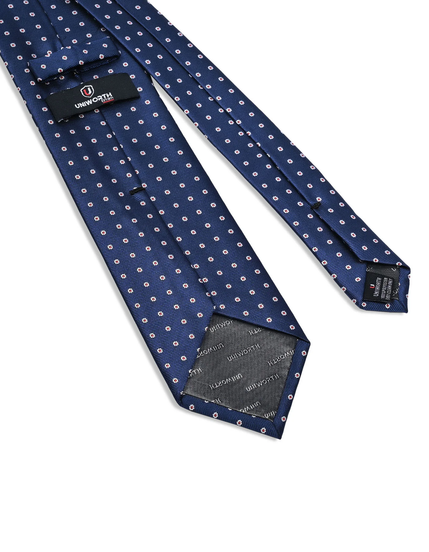 Blue Dotted Tie - Image 3