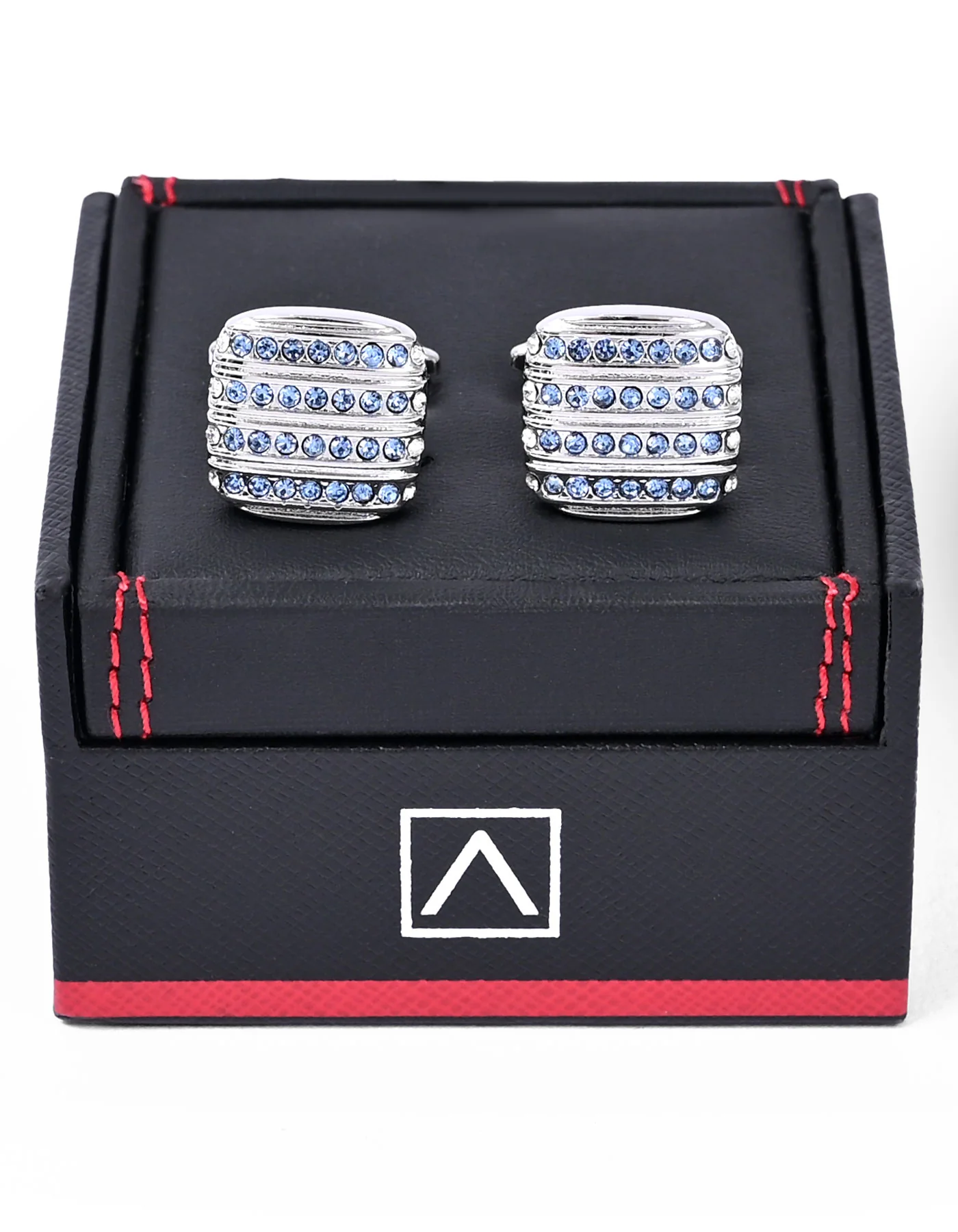 Blue Enamel Cufflink - Image 2