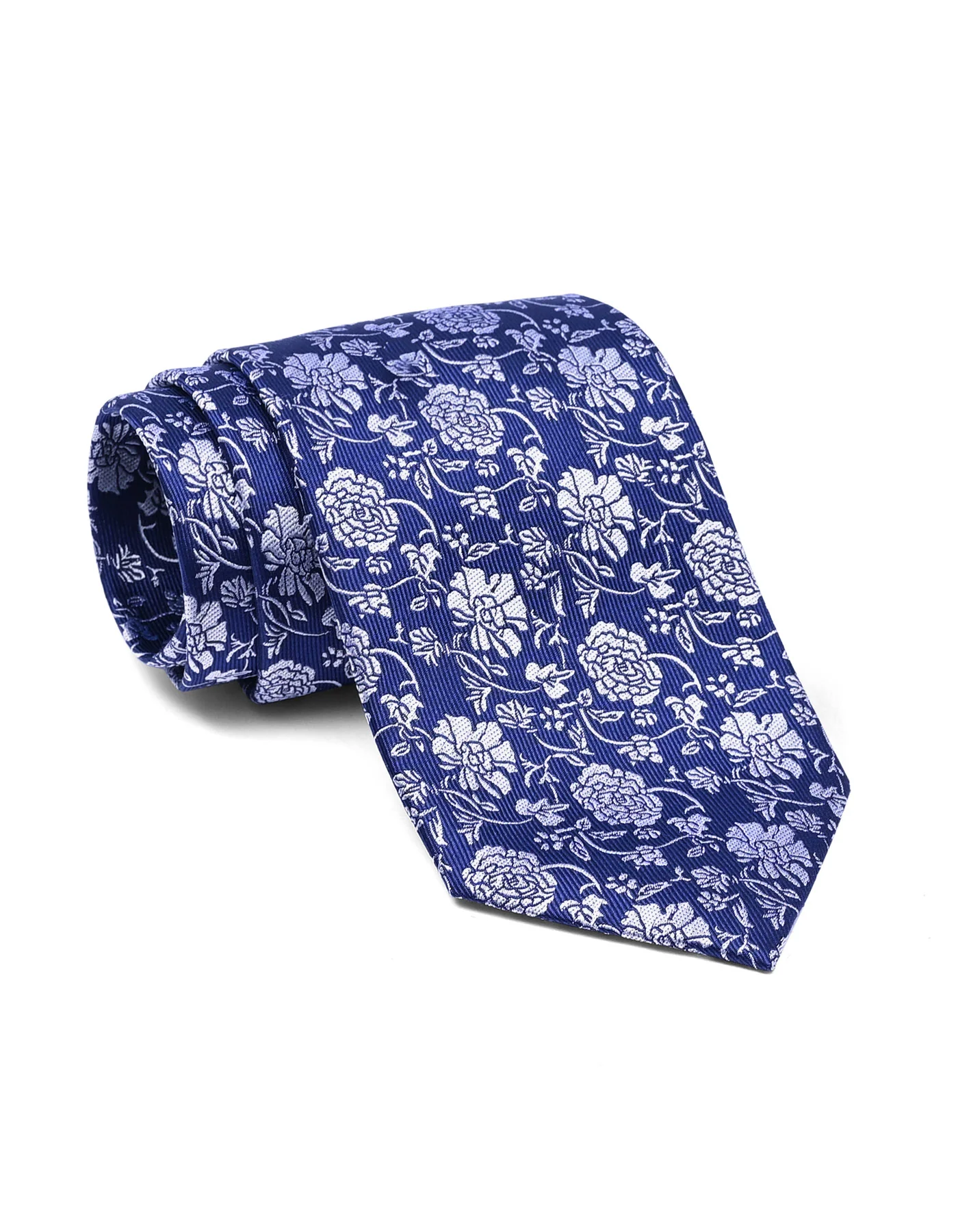 Blue Floral Tie