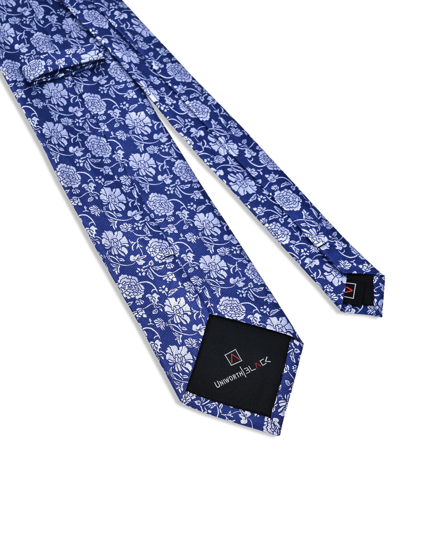 Blue Floral Tie - Image 3