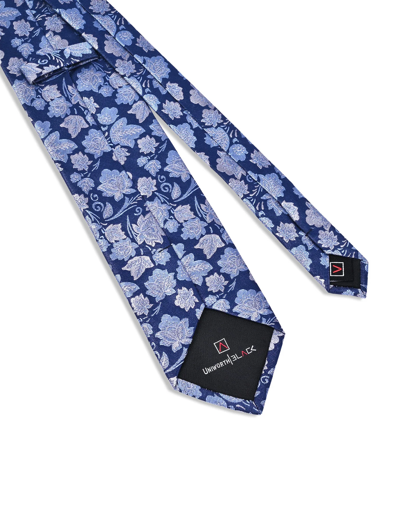 Blue Floral Tie - Image 3