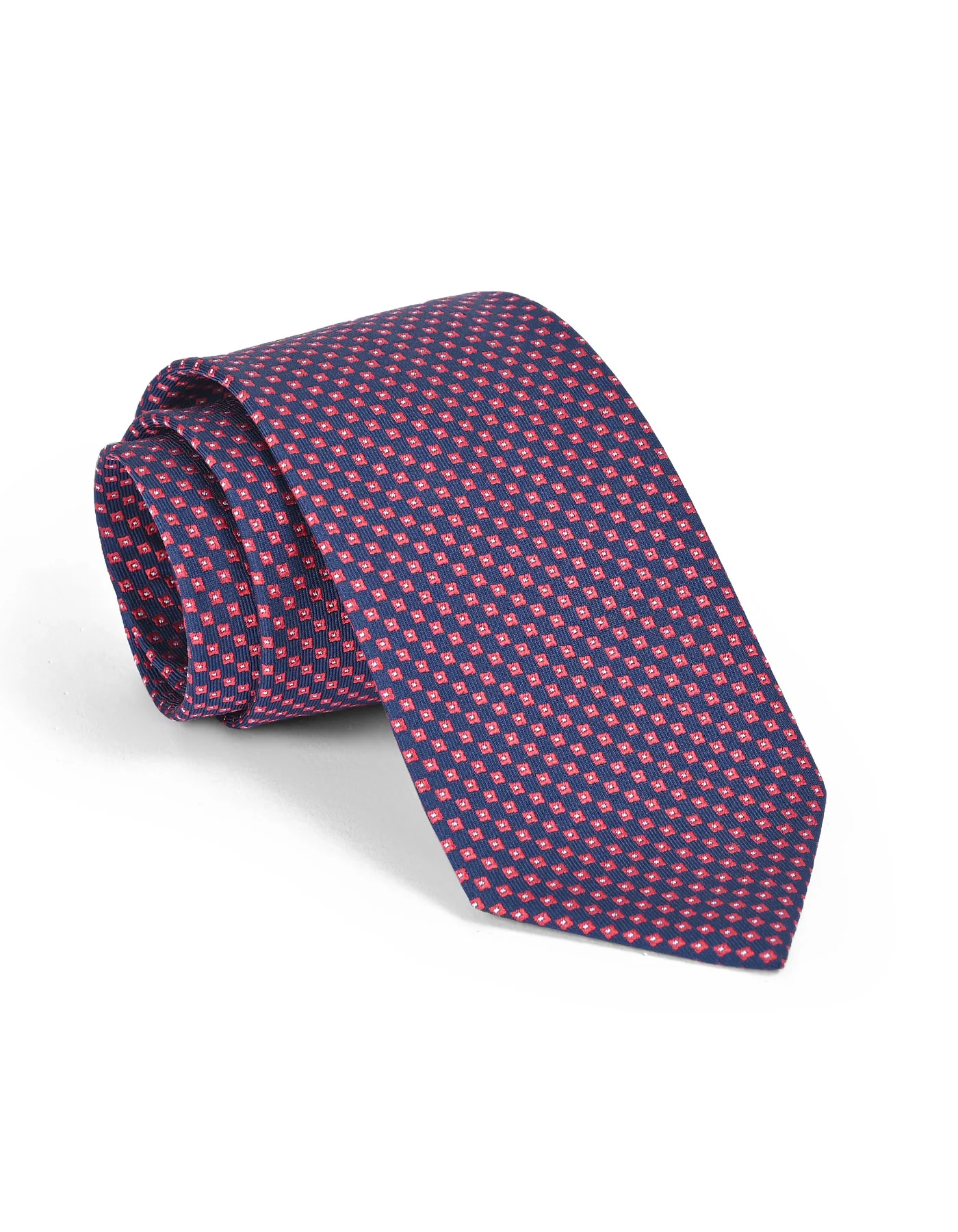 Blue Geometric Tie