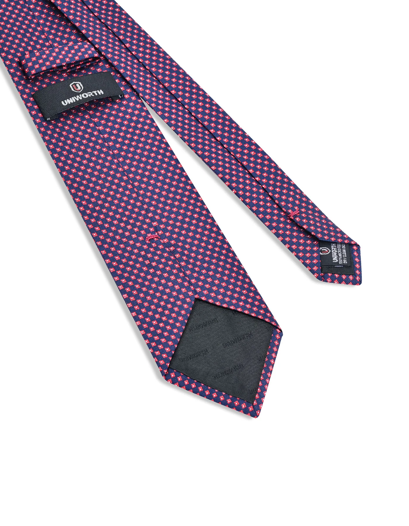 Blue Geometric Tie - Image 3