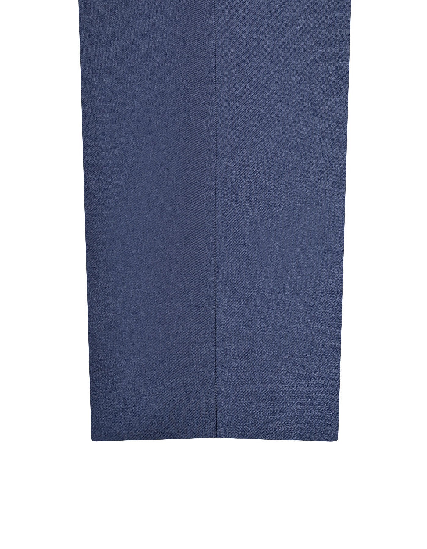 Blue Plain Classic Fit Formal Trouser - Image 3