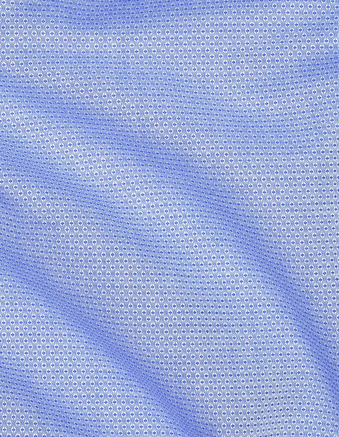 Blue Self Classic Fit Shirt - Image 4
