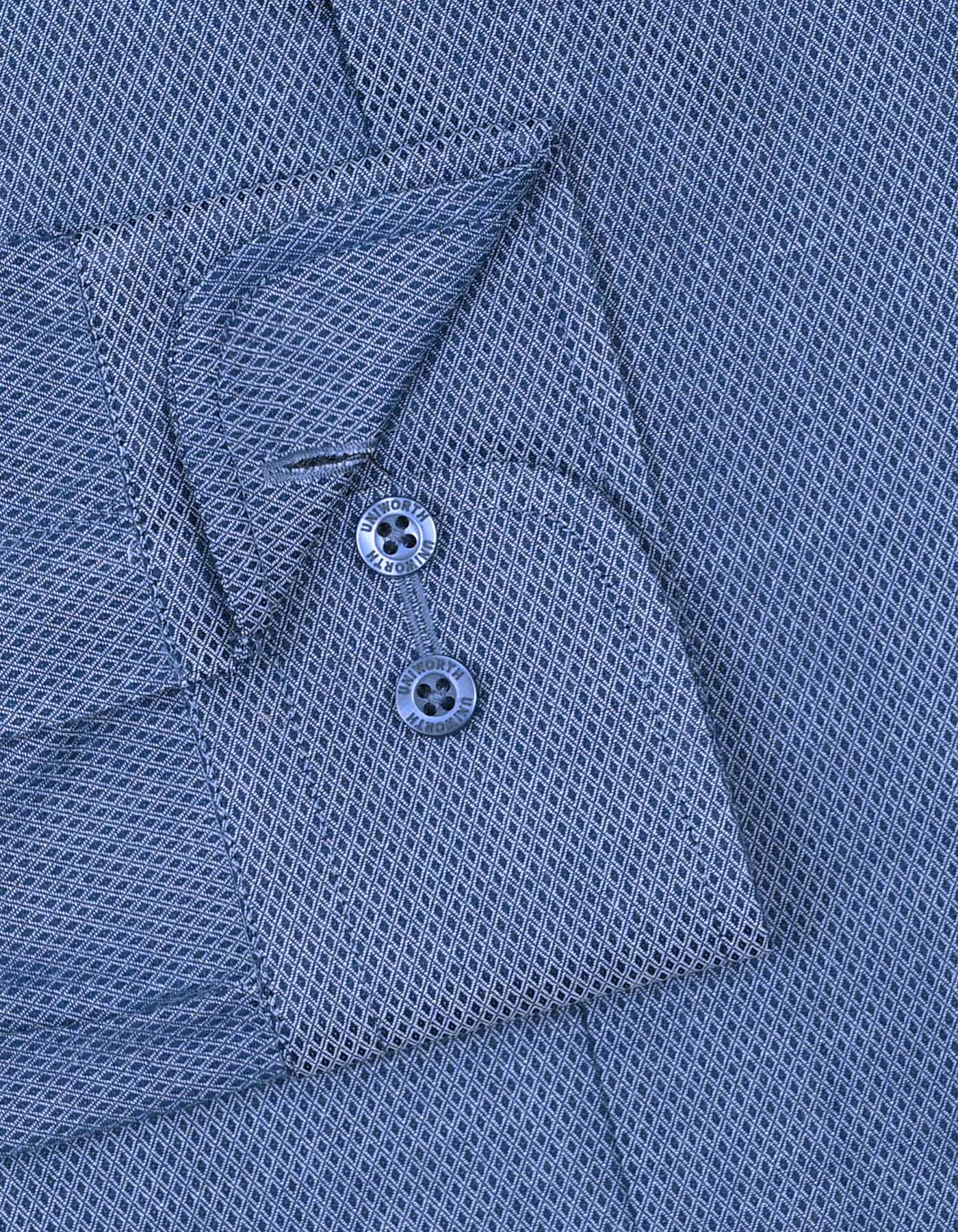 Blue Self Classic Fit Shirt - Image 3