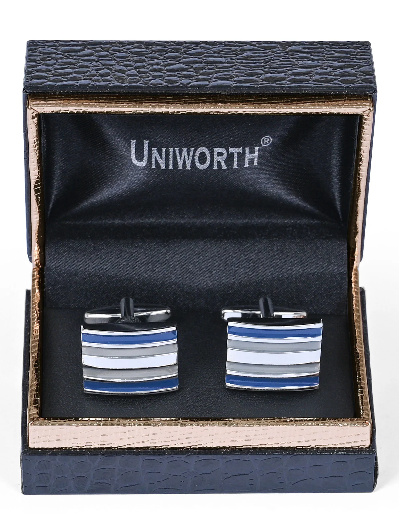 Blue Square Cufflink - Image 2