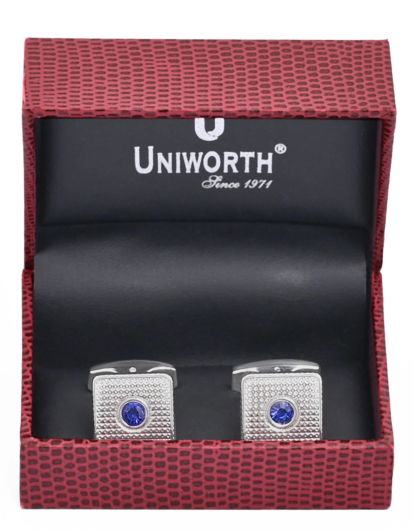 Blue Square Cufflink - Image 2