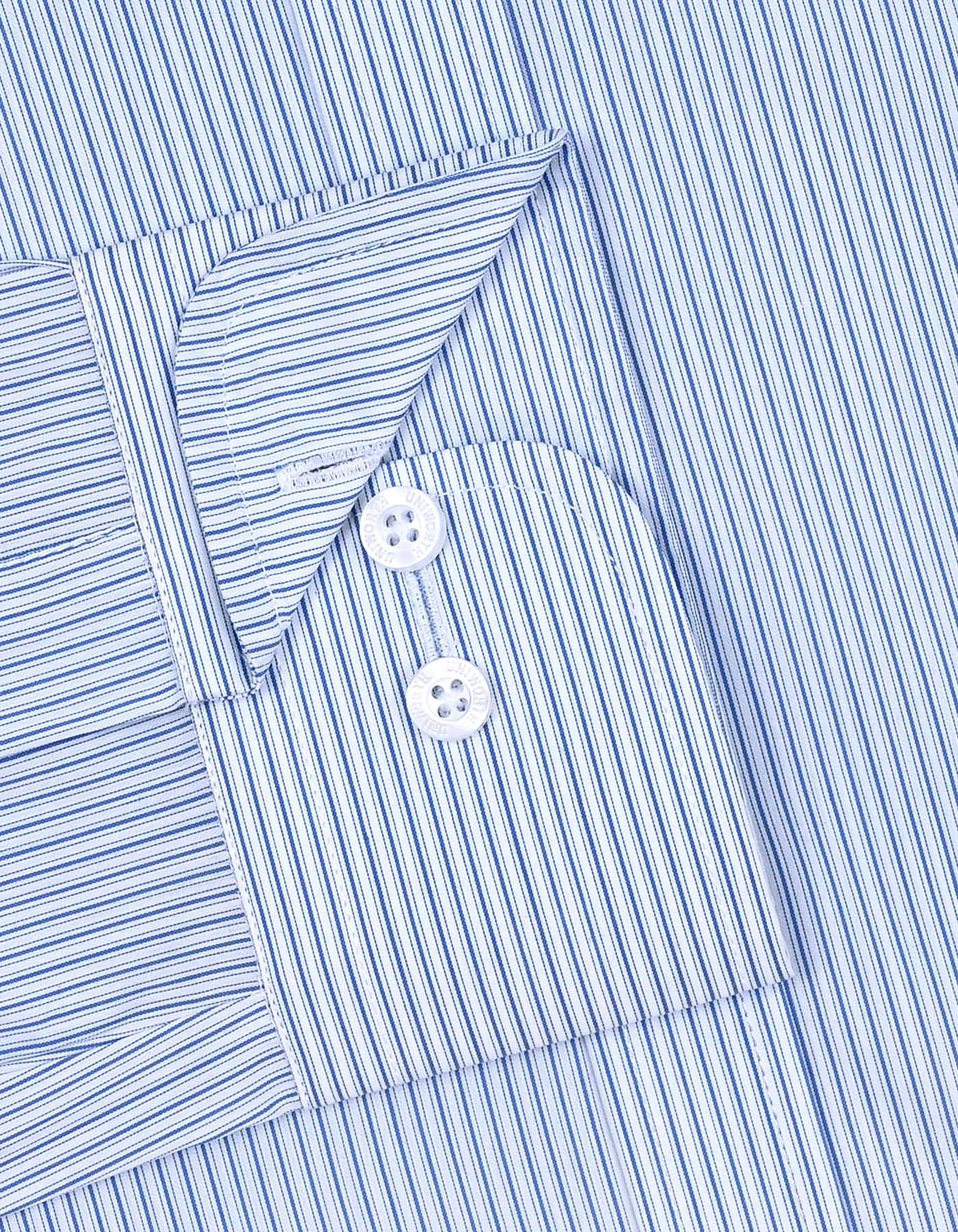 Blue Stripe Classic Fit Shirt - Image 3