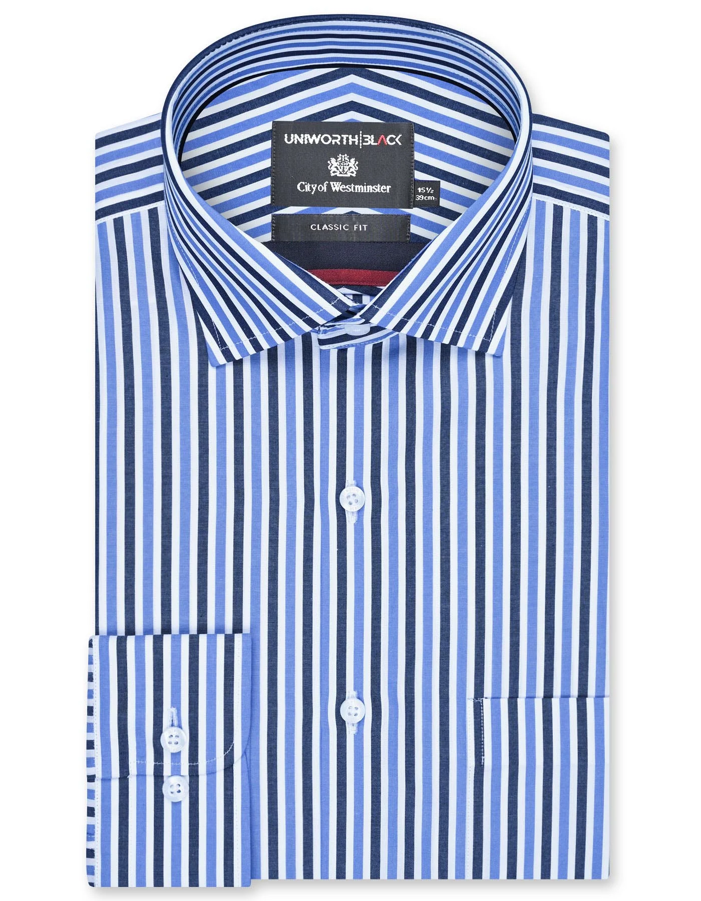Blue Stripe Classic Fit Shirt