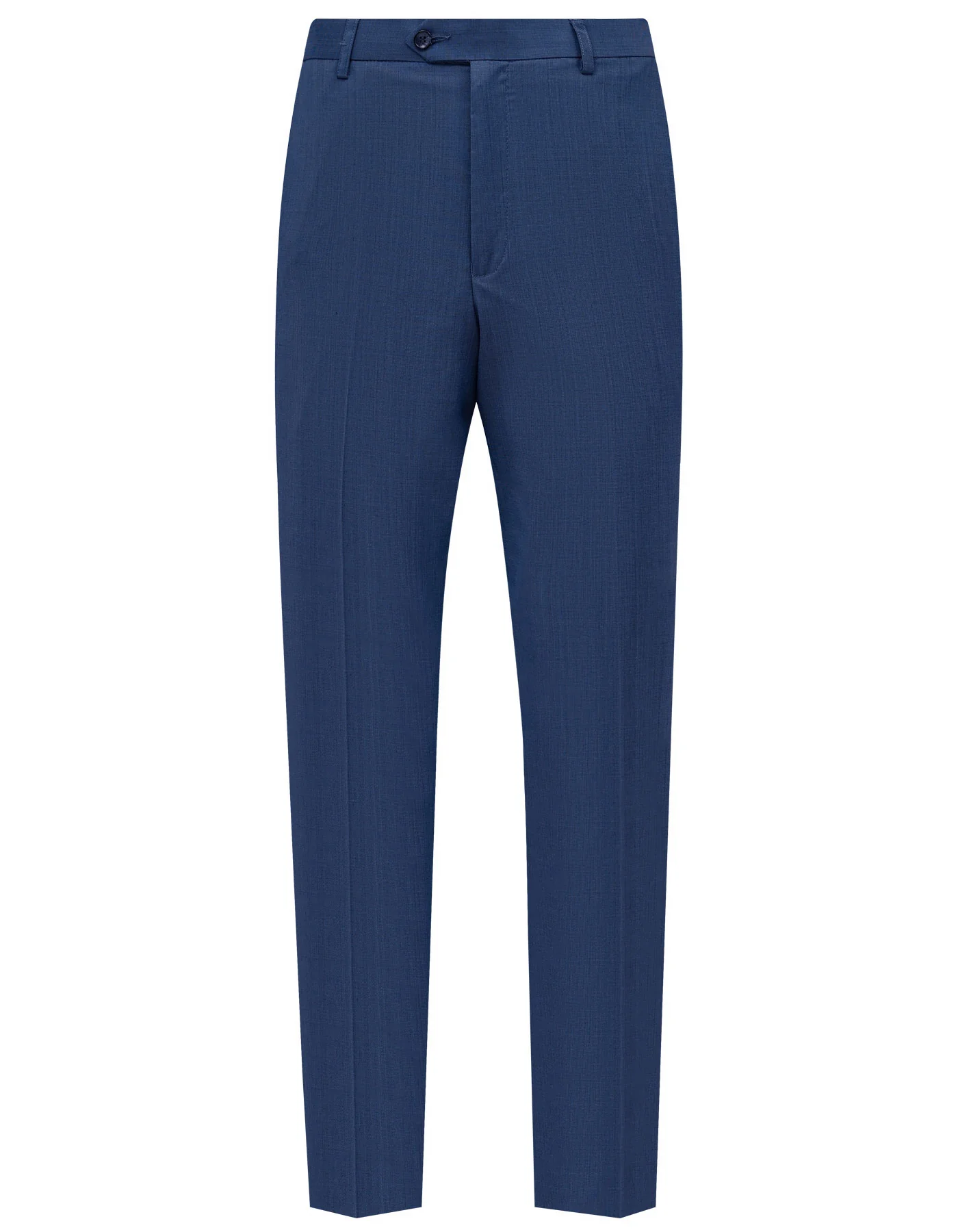 Blue Texture Classic Fit Formal Trouser