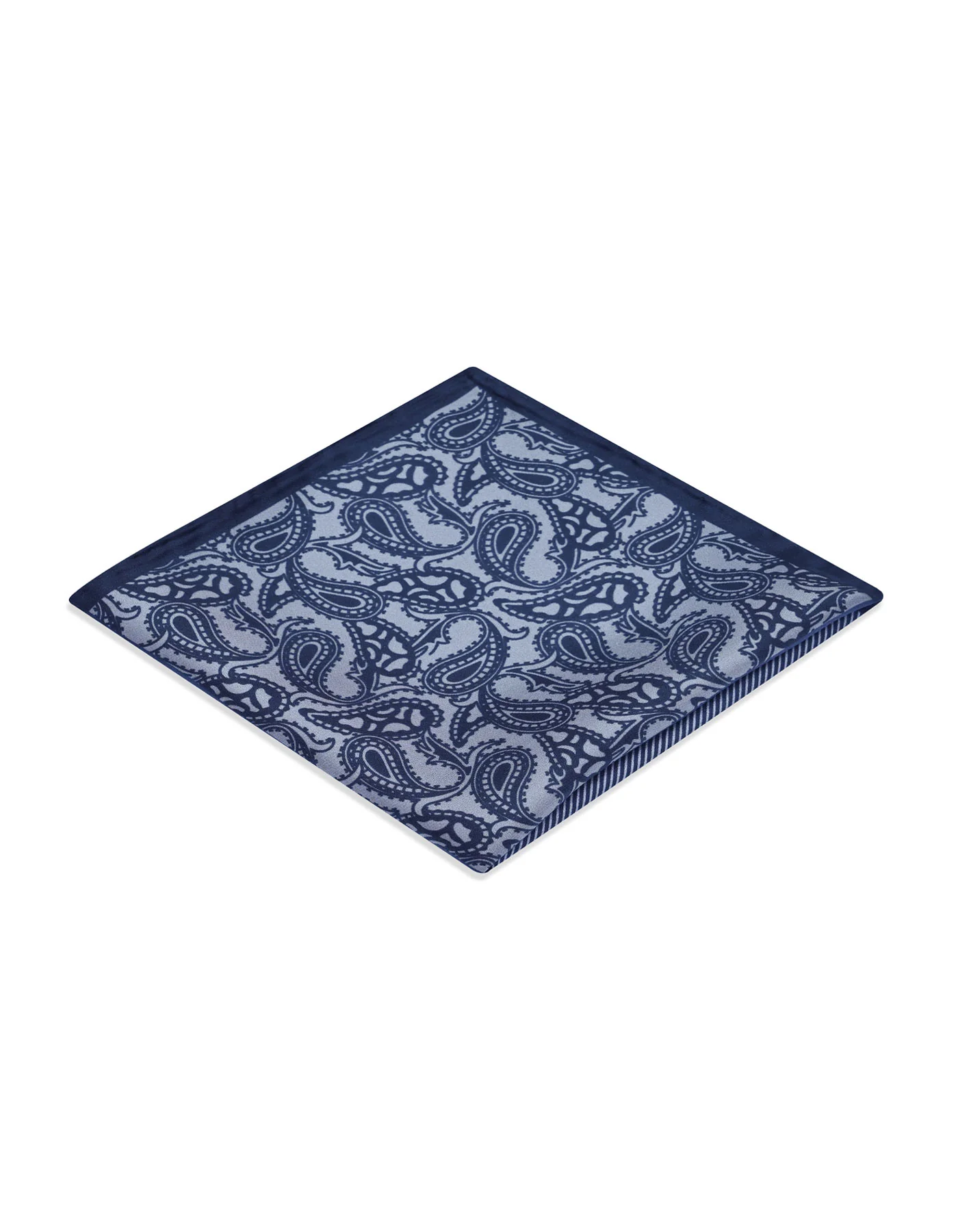Blue Texture Pocket Square - Image 2