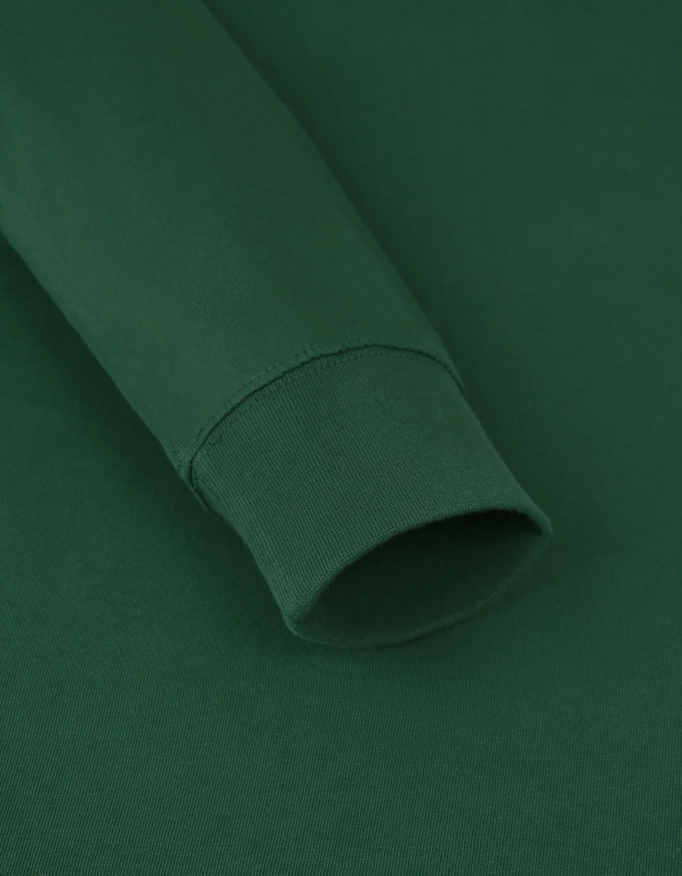 British Green Contrast Collar Cotton Rugby - Image 5