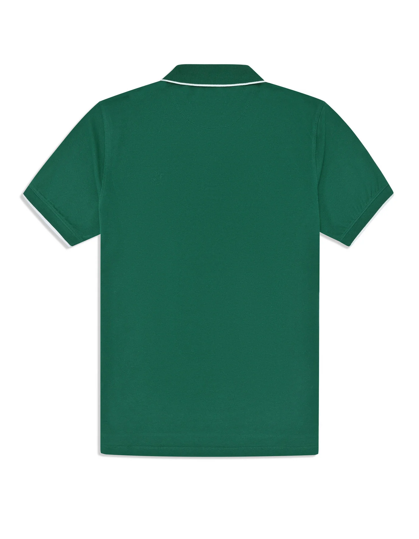 British Green Plain Pique Polo Shirt - Image 5