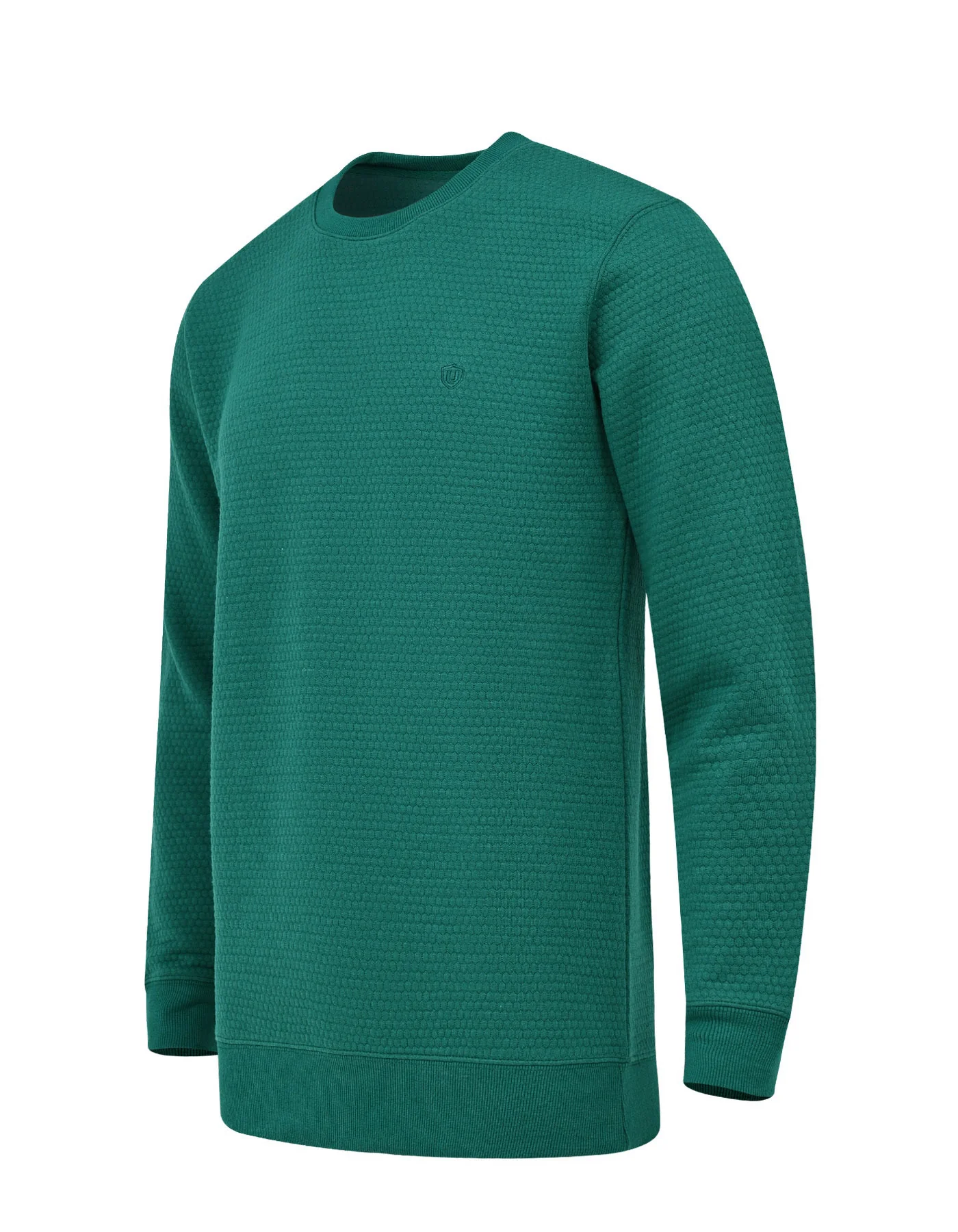 British Green Texture Sweatshirt