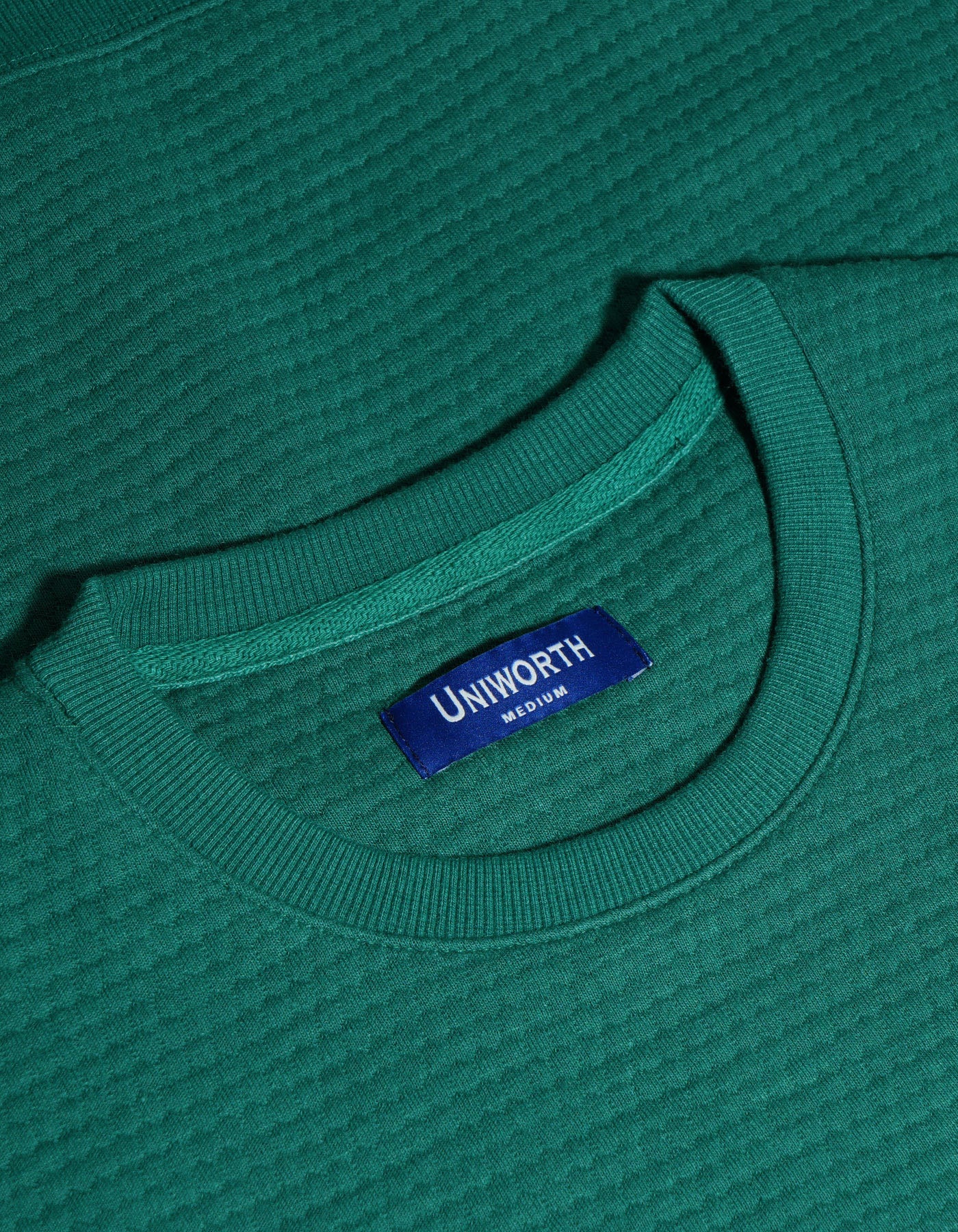 British Green Texture Sweatshirt - Image 2