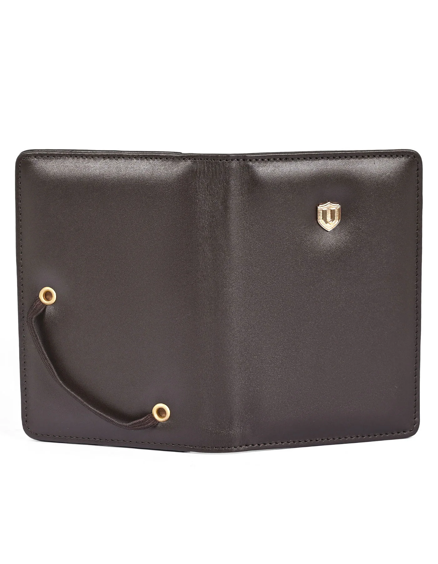 Brown 100% Leather Passport Holder - Image 4