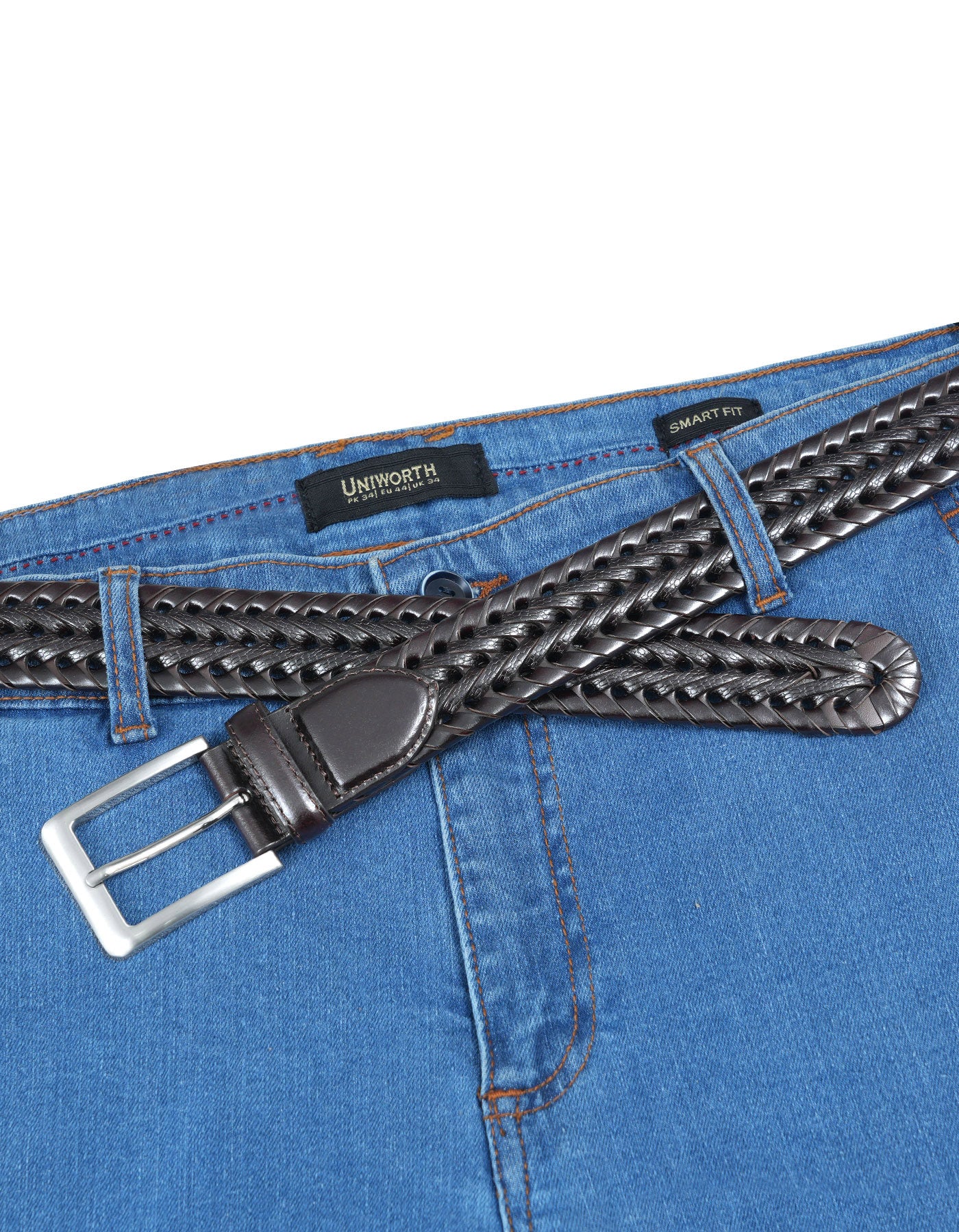 Brown Geometric Formal Belt - Image 3