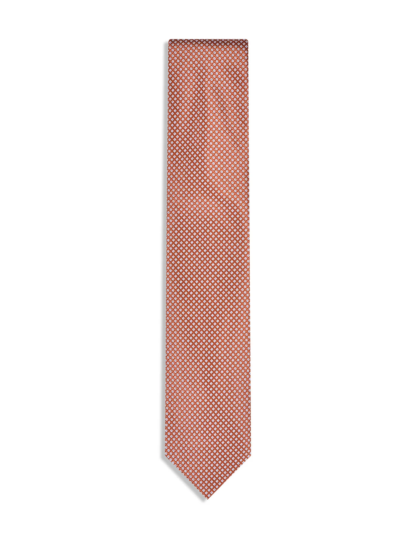 Brown Geometric Tie - Image 2
