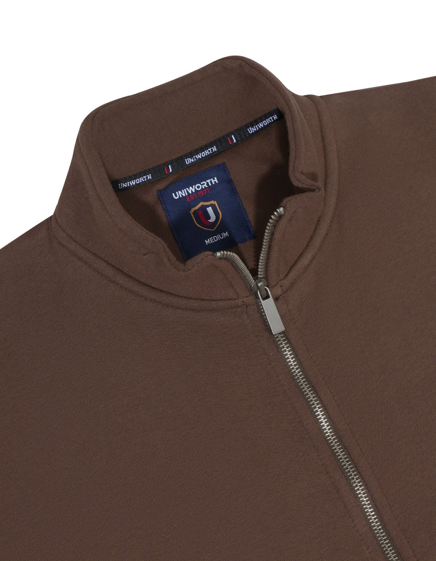 Brown Plain Full Zipper - Image 2