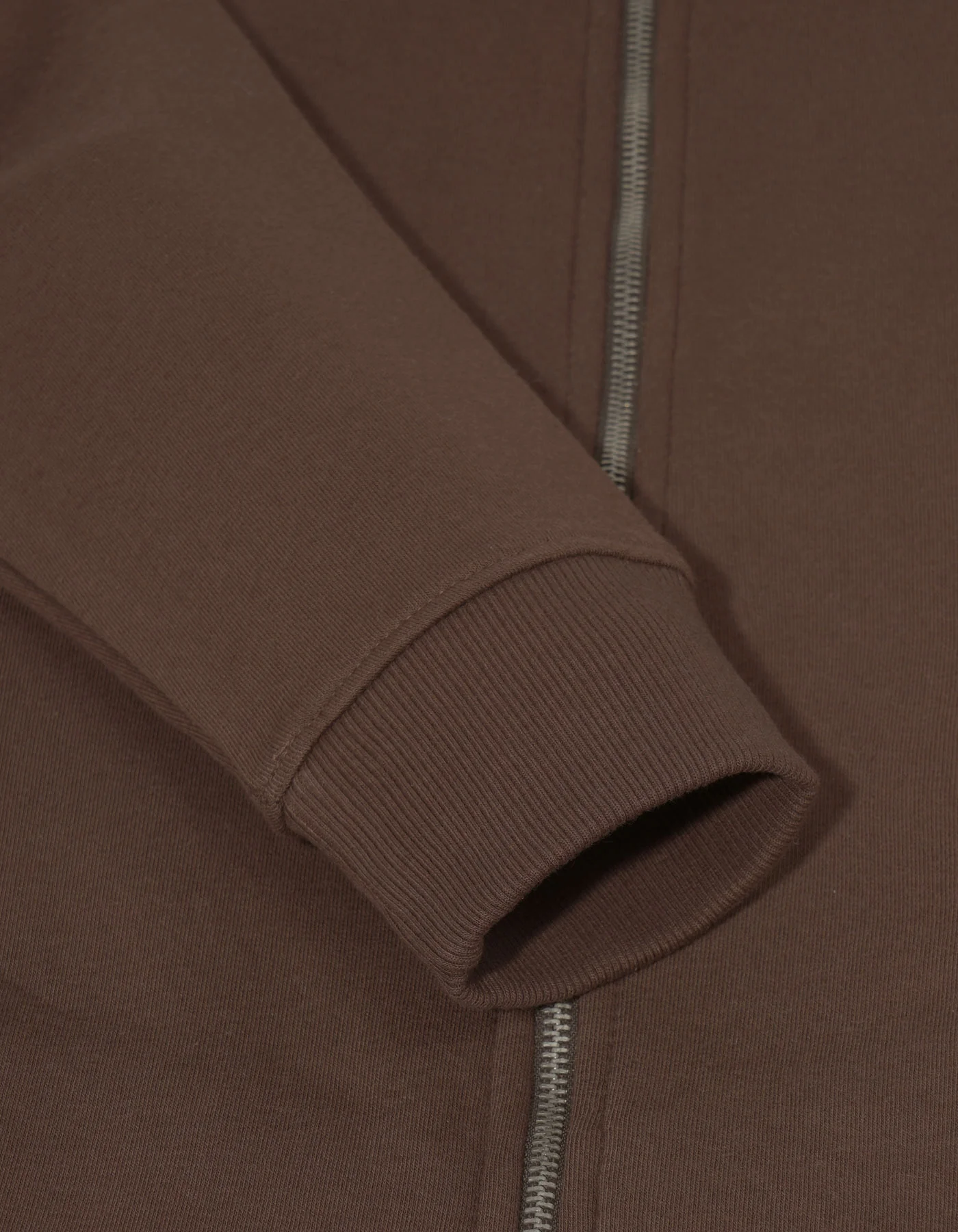 Brown Plain Full Zipper - Image 3