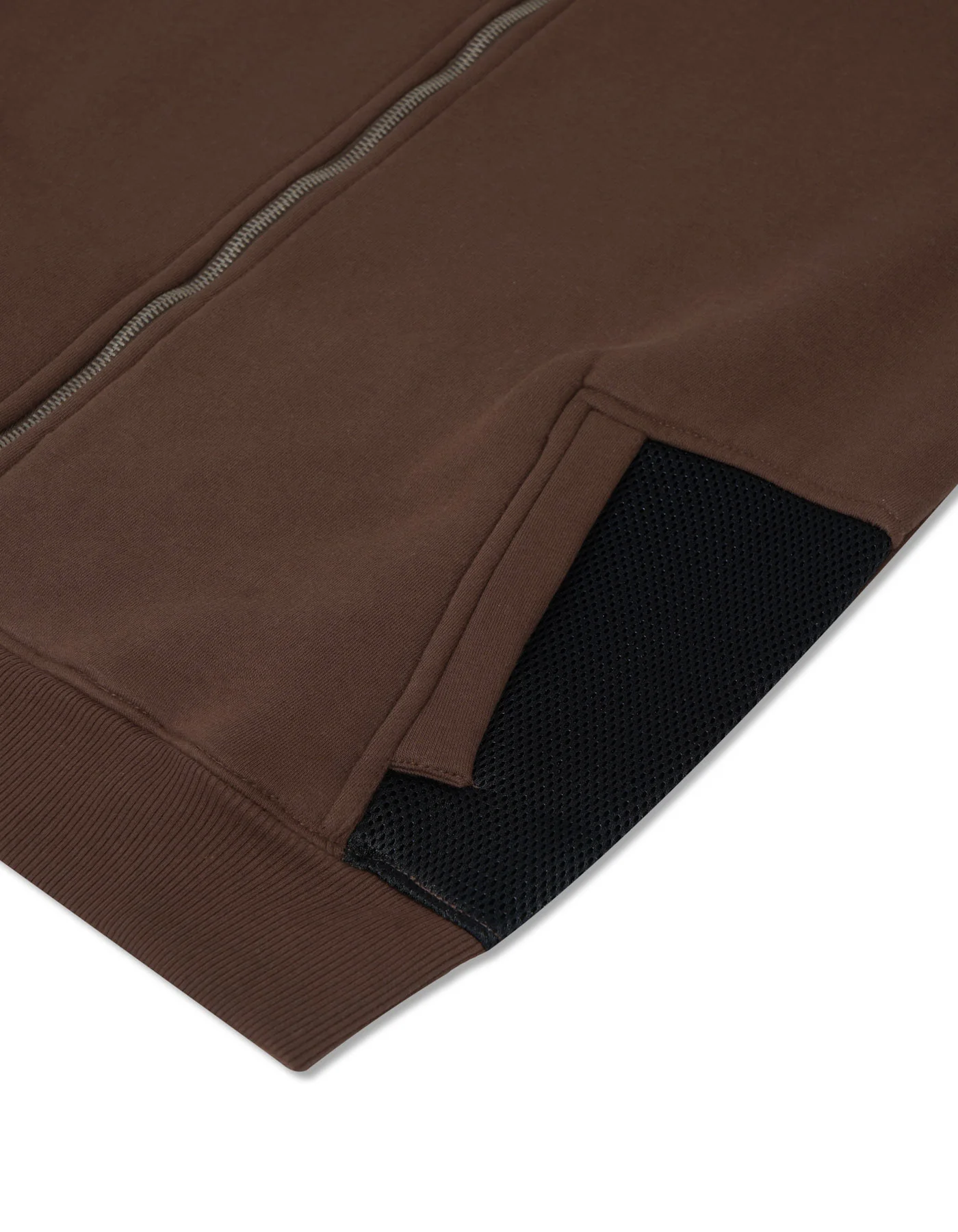 Brown Plain Full Zipper - Image 4