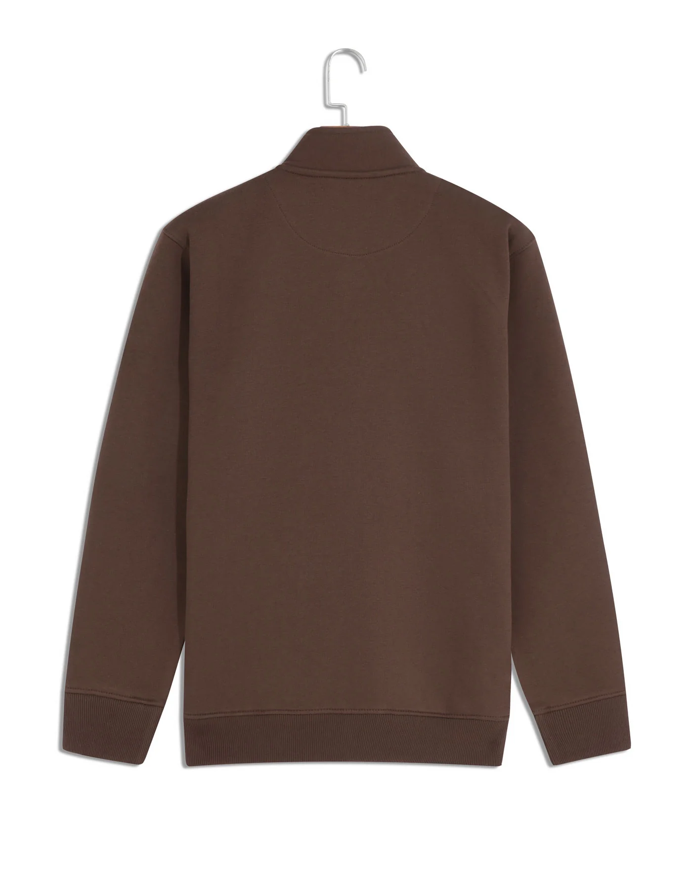 Brown Plain Full Zipper - Image 5
