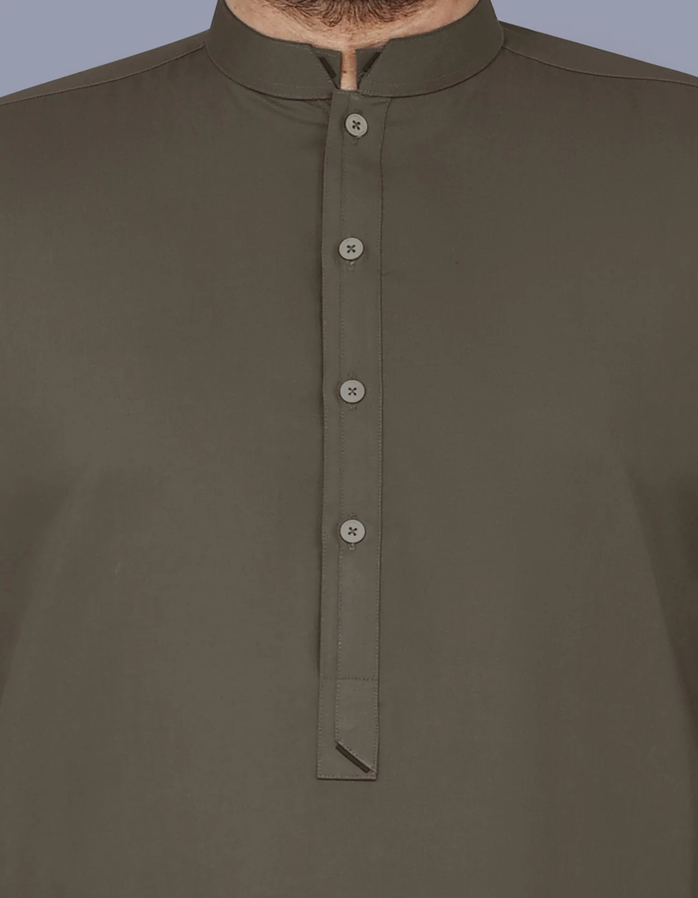 Brown Plain Kameez Shalwar - Image 2