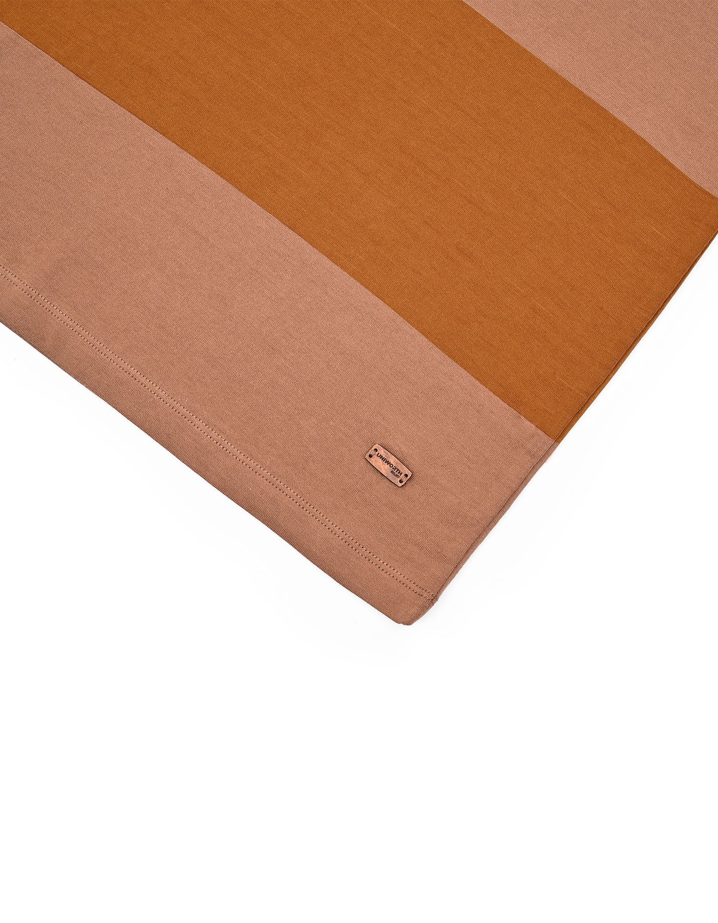 Brown Stripe Pique Polo Shirt - Image 4