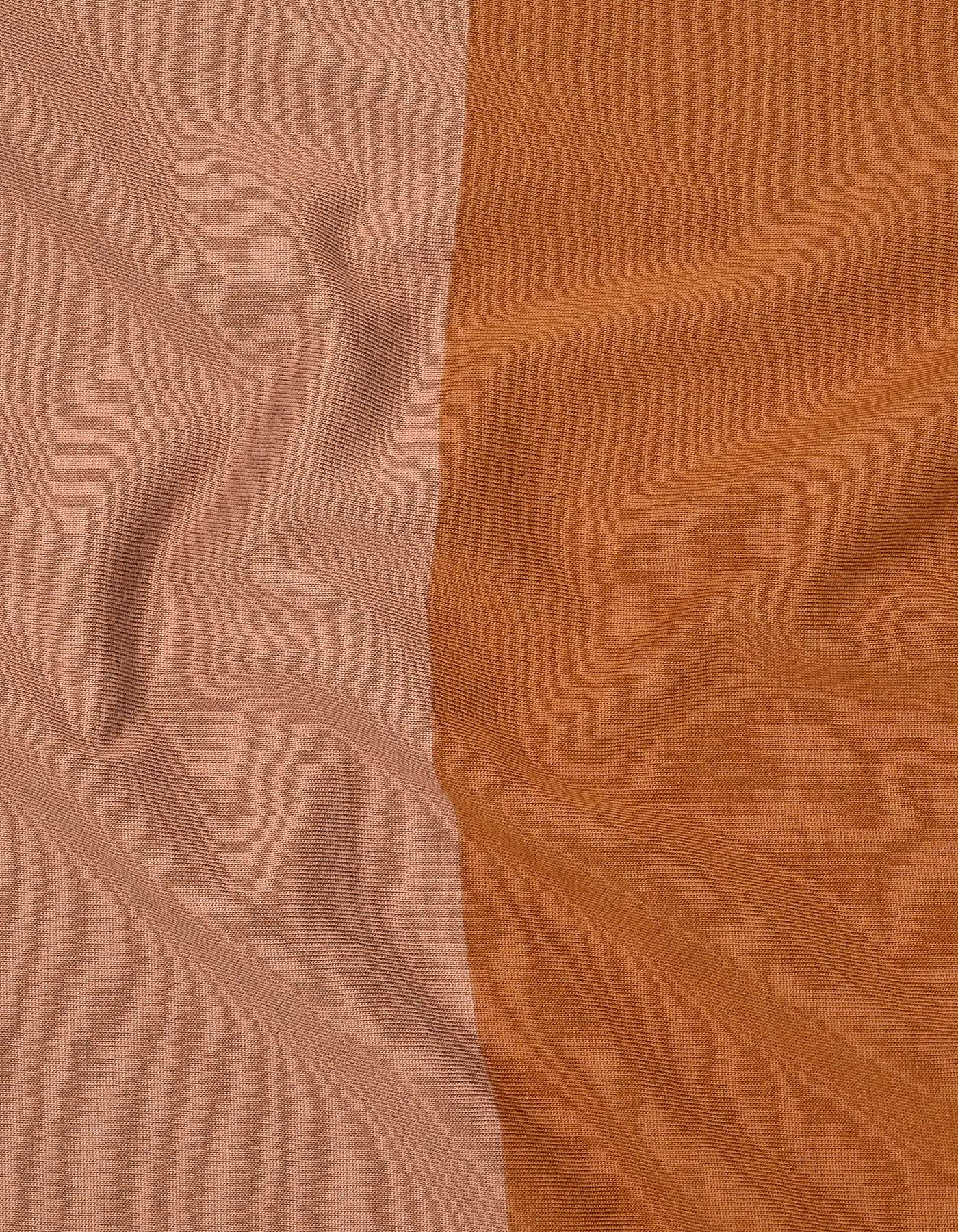 Brown Stripe Pique Polo Shirt - Image 6