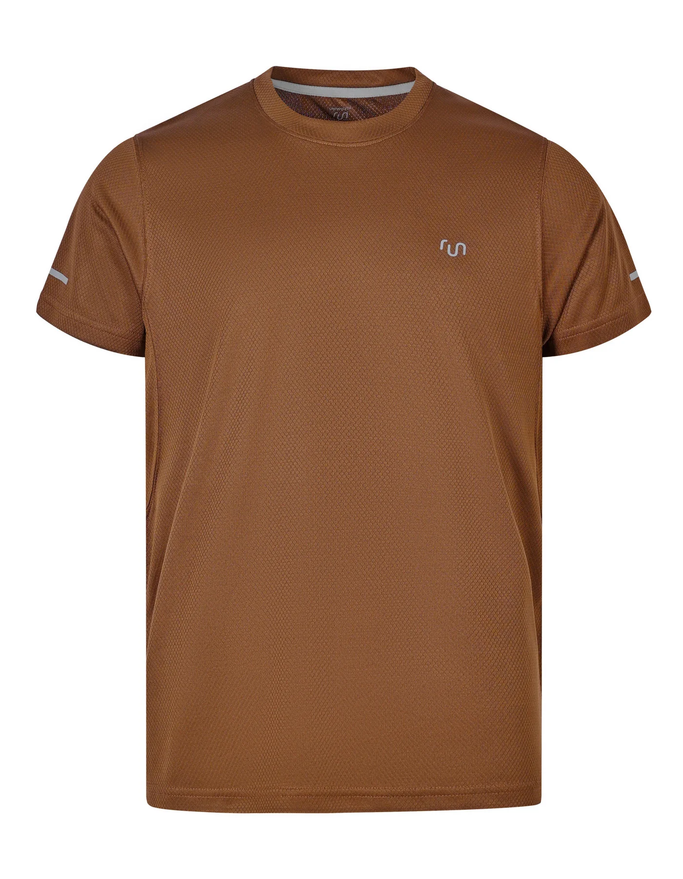 Brown Texture Gym Tee