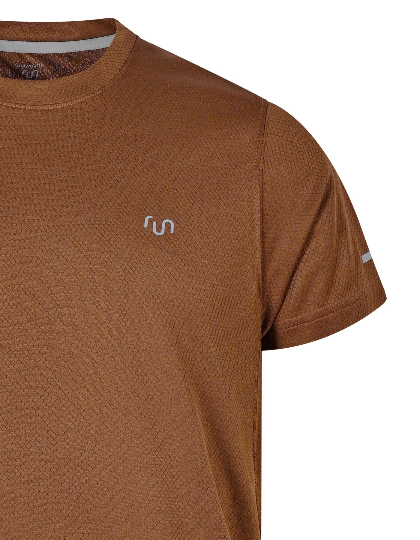 Brown Texture Gym Tee - Image 2
