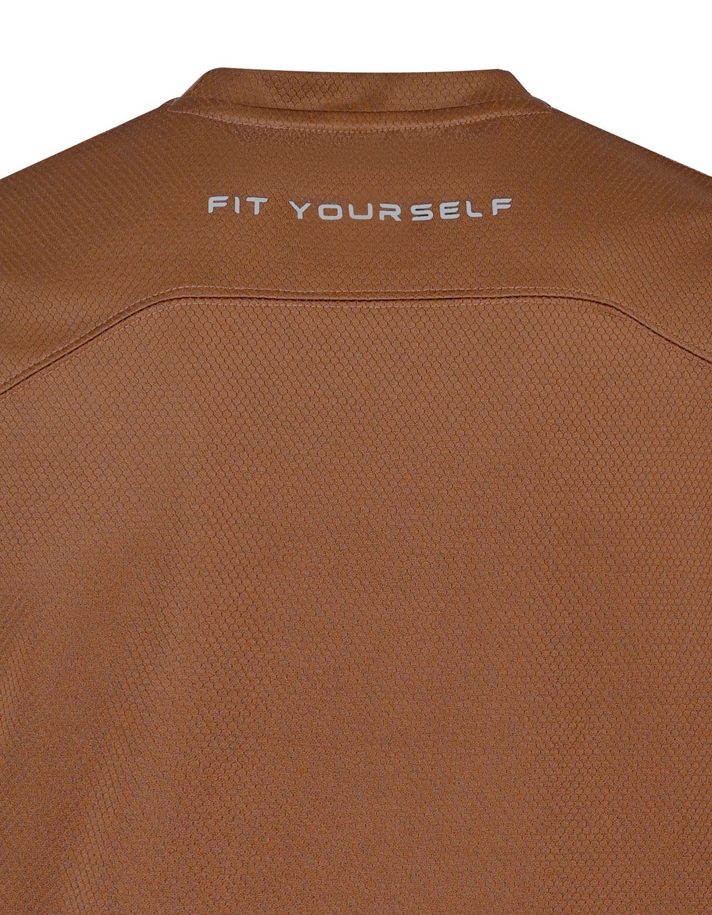 Brown Texture Gym Tee - Image 4